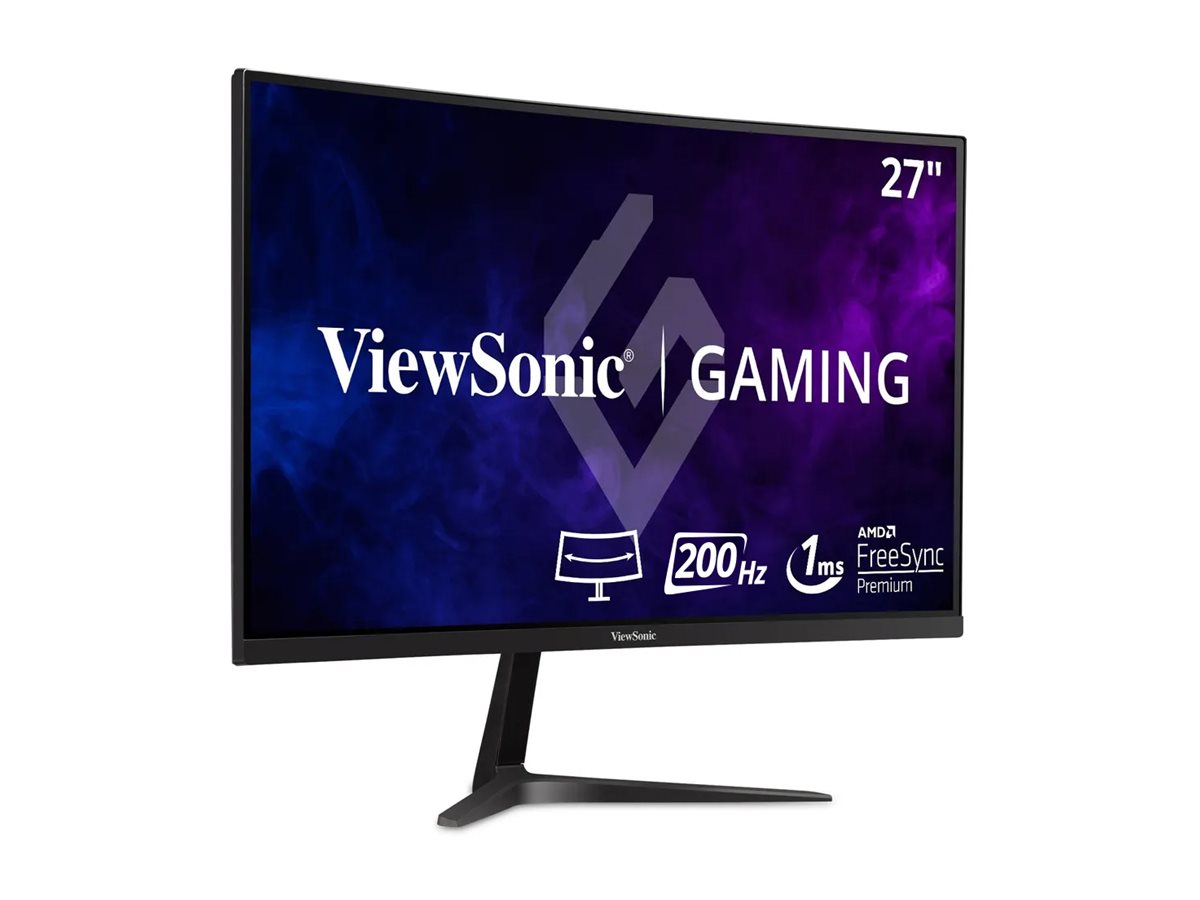 ViewSonic OMNI VX2718-PC-MHD - Monitor LED - gaming - curvado - 27" - 1920 x 1080 Full HD (1080p) @ 180 Hz - MVA - 250 cd/m² - 4000:1 - 1 ms - 2xHDMI, DisplayPort - altavoces