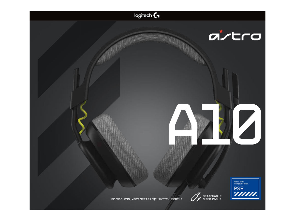 ASTRO Gaming A10 Gen 2 - Auricular - tamaño completo - cableado - negro