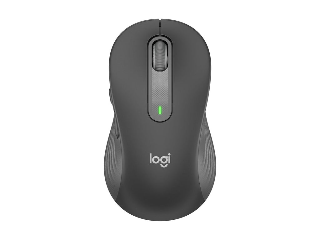 Logitech Signature M650 L - Ratón - tamaño completo - diestro - inalámbrico - 2.4 GHz, Bluetooth - receptor de USB Logitech Logi Bolt - grafito