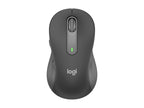 Logitech Signature M650 L - Ratón - tamaño completo - diestro - inalámbrico - 2.4 GHz, Bluetooth - receptor de USB Logitech Logi Bolt - grafito