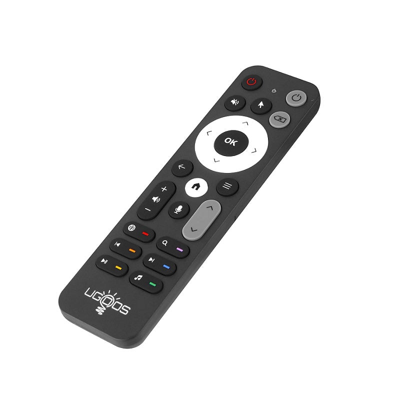 Control remoto Ugoos BT UR02, conexión infrarroja y Bluetooth, para TV Box, micrófono integrado
