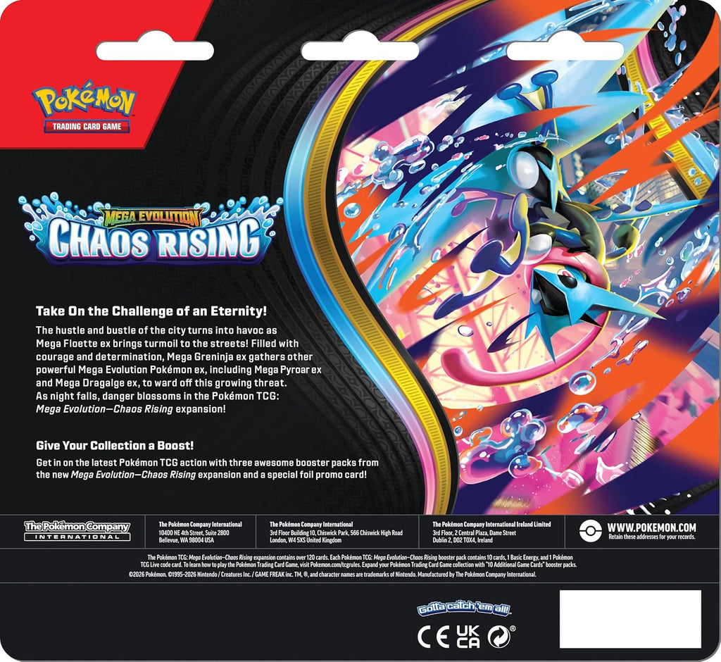 Pokémon TCG: Mega Evolution—Chaos Rising Triple Pack