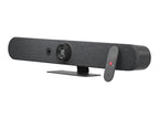 Logitech Rally Bar Mini - Dispositivo de vídeoconferencia - Certificado por Zoom, Certificado para Equipos de Microsoft - grafito