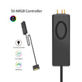 Controlador de iluminación ARGB SATA para computadora de escritorio, 3 pines, 5V
