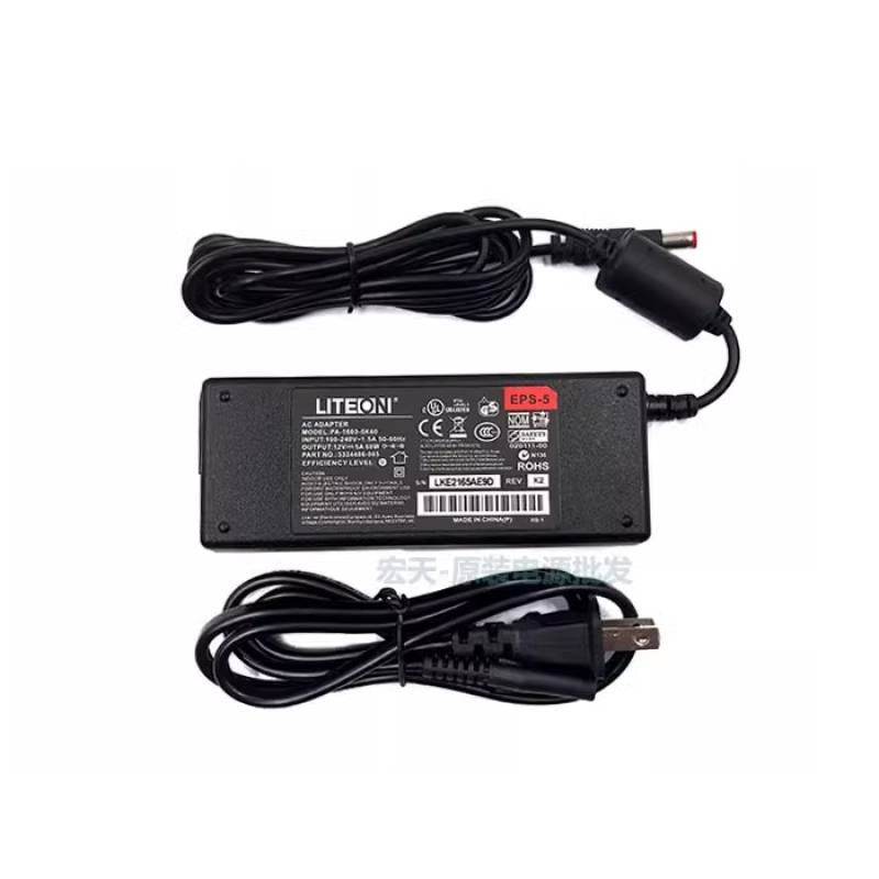 Adaptador de Corriente de 12V 5A LiteOn A1 5.5mm x 2.5mm, 60W