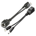 Adaptador Inyector PoE pasivo para camara IP, negro, blindado