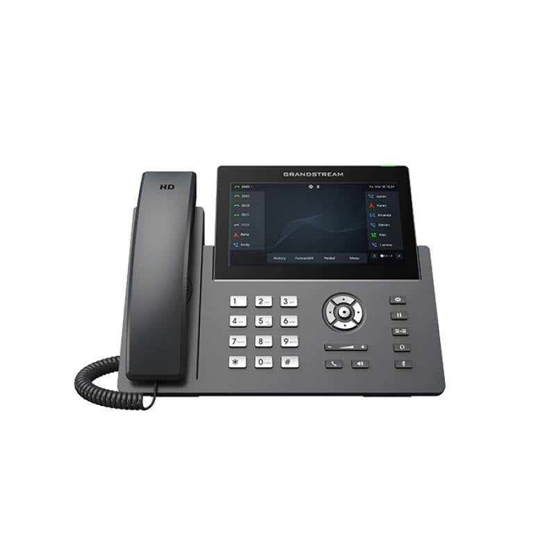 Telefono IP GRANDSTREAM GRP2670, 12 Lineas y 6 Cuentas SIP,  WiFi Doble Banda, Puertos Gigabit, GDMS, Poe, Bluetooth