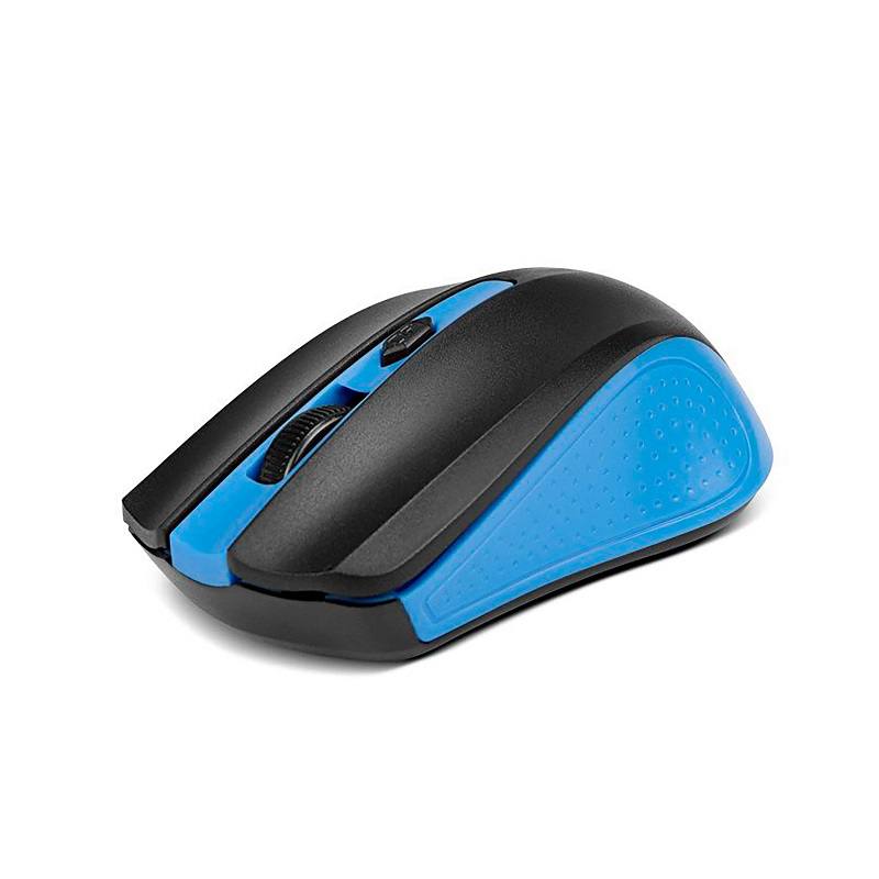 Raton XTECH Galos, Inalambrico de 4 Botones, color Azul