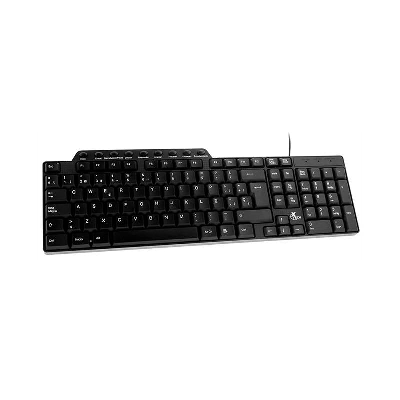 Teclado Xtech XTK-160S, conexión USB, Español