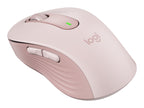 Logitech Signature M650 - Ratón - manos pequeñas - diestro y zurdo - inalámbrico - 2.4 GHz, Bluetooth - receptor de USB Logitech Logi Bolt - rosa