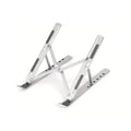 Base T-VISION AW221604, diseño plegable para Tablets y Laptops de hasta 16", color Plateado