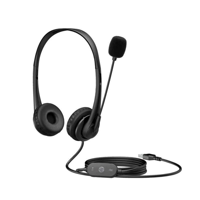 Headset HP G2, Conexión USB, Sonido Estéreo Digital y Micrófono.