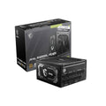 Fuente de Poder MSI MAG 1250GL PCIE5, 1250W, Full Modular, 80 Plus GOLD, ATX 3.1 y PCIE 5.1, ATX 12V