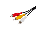 Cable ARGOM RCA A RCA X3 Macho 1.5 Metros