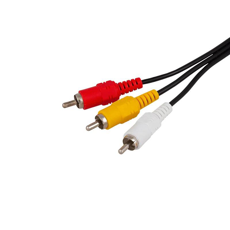Cable ARGOM RCA A RCA X3 Macho 1.5 Metros