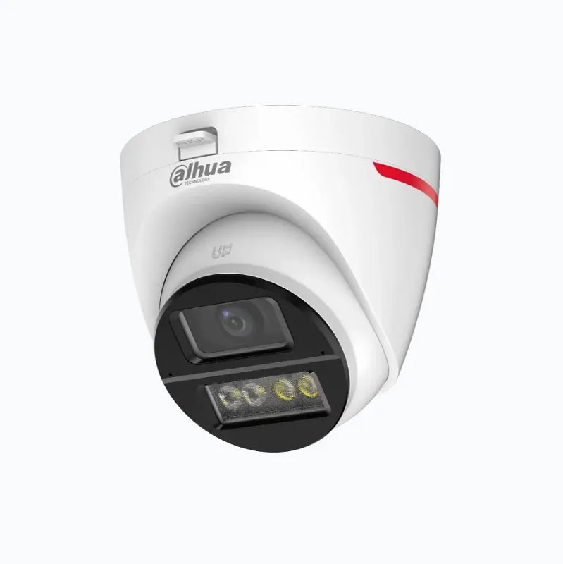 Cámara Domo DAHUA WizColor CVI/CVBS/AHD/TVI, 2.8mm, 5MP, IR 50m, Micrófono, IP67, Metal+Plástico