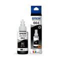 Botella de tinta Epson T664120 Negro 70ml, para L110/L200/L210/L350/L355/L555, Sistema de Continua