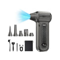 Soplador de aire eléctrico Rosewill 25003BK, 4 velocidades con carga rápida, ideal para computadora y teclado.