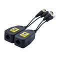 Video Balun 4K HD RJ45 BNC+DC, con poder de 1 Channel Passive Pares Gold