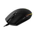 Raton Gaming Logitech G203 Lightsync, 6 Botones programables, RGB, Negro