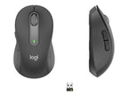 Logitech Signature M650 - Ratón - diestro - inalámbrico - Bluetooth - receptor de USB Logitech Logi Bolt - grafito