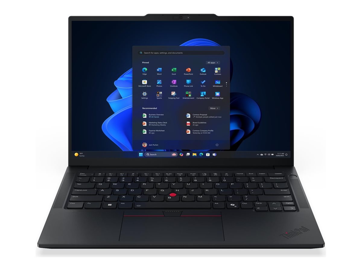 Lenovo ThinkPad E14 - Notebook - 14" - Core Ultra 5 225H / 1.7 GHz - 16 GB - DDR5 SDRAM - 512 GB - Integrated graphics - Windows 11 Pro