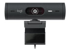 Logitech BRIO 500 - Webcam - color - 4 MP - 1920 x 1080 - 1080p, 720p - audio - USB-C