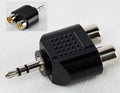 Adaptador de Audio 3.5MM MACHO A 2RCA HEMBRA