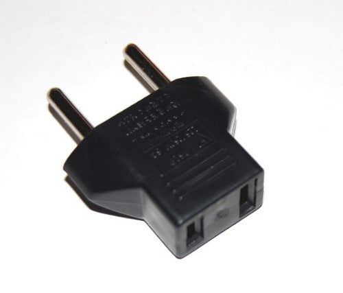 Adaptador de corriente, Redondo a Plano