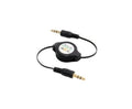 Cable AudioVideo 3.5mm Macho-Macho retractable 2.5ft,500214