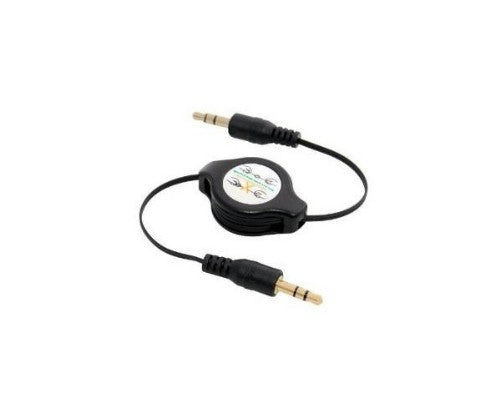 Cable AudioVideo 3.5mm Macho-Macho retractable 2.5ft,500214
