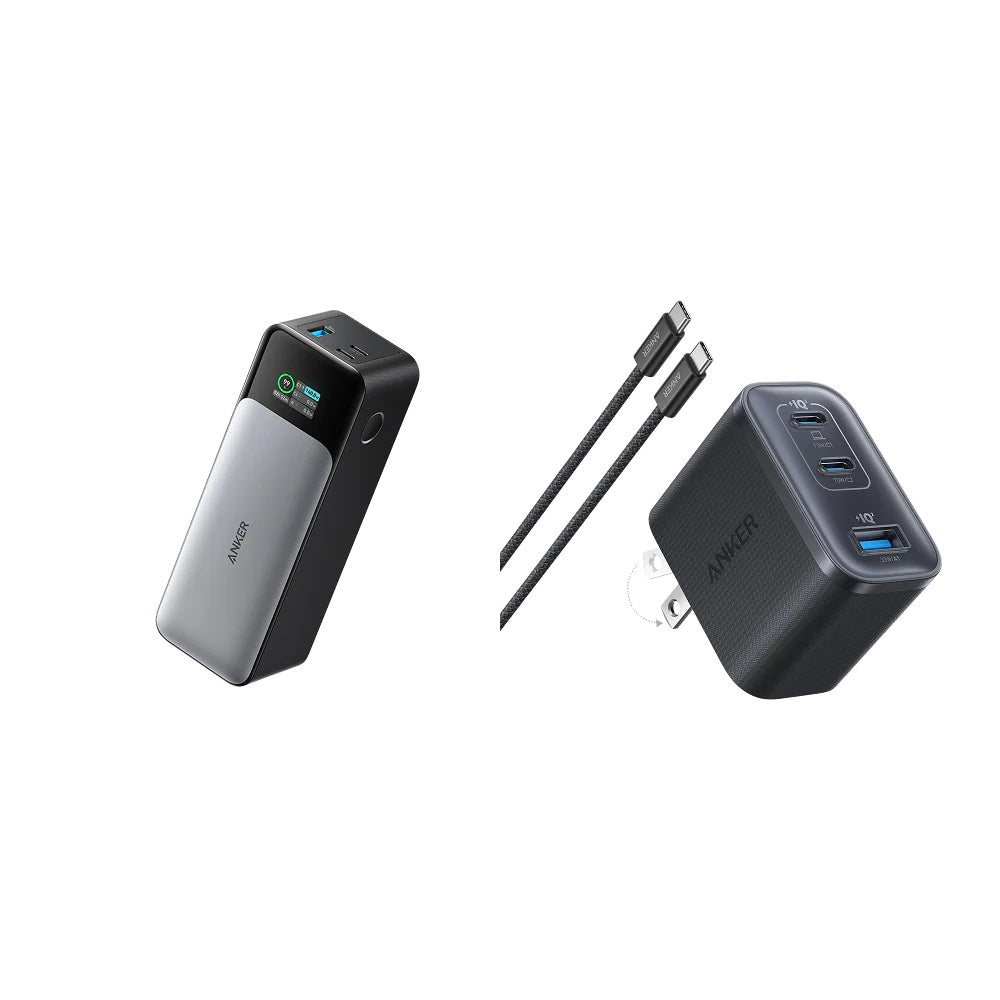Anker - Banco de energía - 140 vatios - Litio - USB-C 24,000 mAh