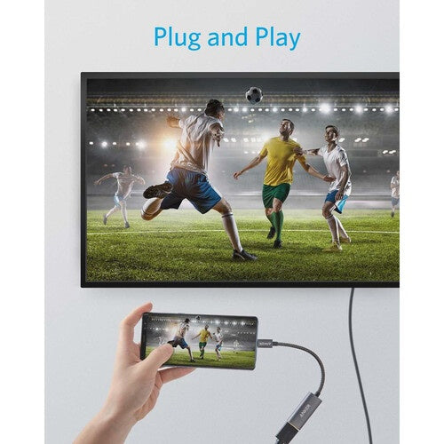 Anker - USB-C to HDMI Special - Gray