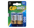 BATERÍA SUPER ALKALINA GP- LR20 sizeD,13A, 1.5V,-2PILAS