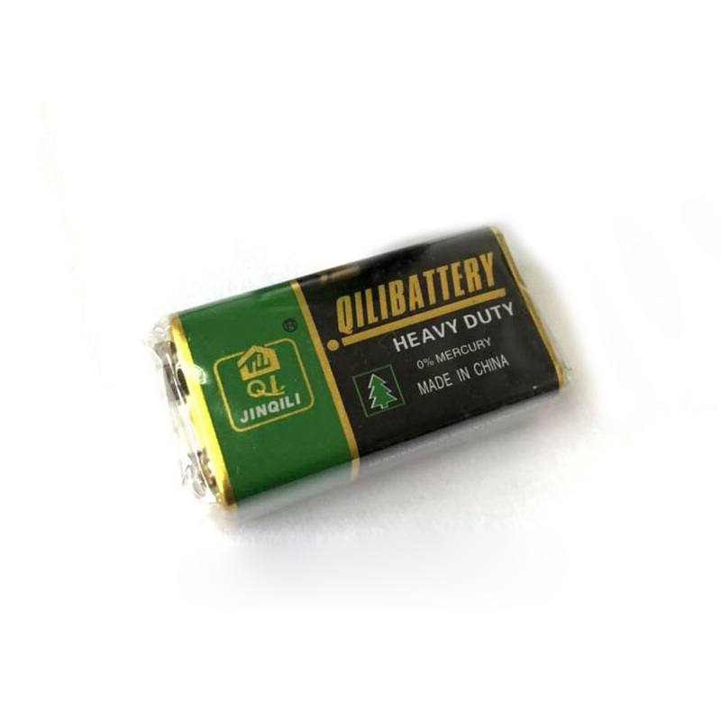 Batería Alkaline 9V QILIBATTERY 6F22 Heavy Duty,