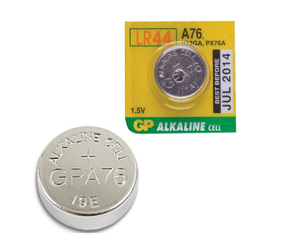 BATERIA ALKALINA GP LR44, A76, 1.5V