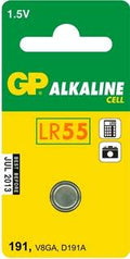 BATERIA ALKALINA CELL GP LR55, 191-C10, 1.5V