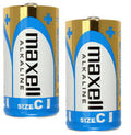 BATERIA MAXELL ALKALINA TIPO C, 2PACK,1.5V, 723320