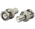 CONECTOR BNC Hembra a RCA macho PARA CAMARAS DE VIGILANCIA