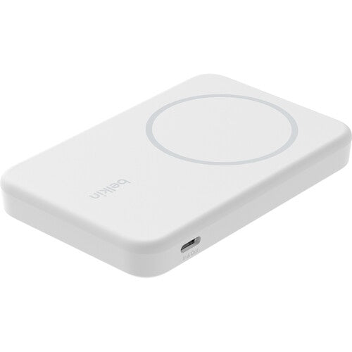 Belkin - Power bank - 15 Watt - Lithium - Para Universal - Qi2 5.000 mAh Stand White