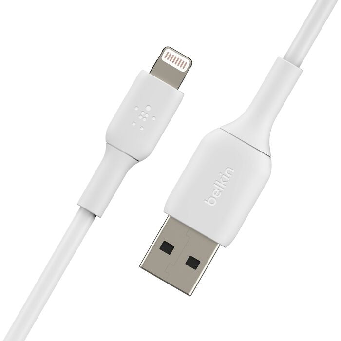 Belkin BoostCharge - Cable Lightning - Lightning macho a USB macho - 2 m - blanco