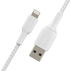 Belkin BoostCharge - Cable Lightning - Lightning macho a USB macho - 1 m - blanco