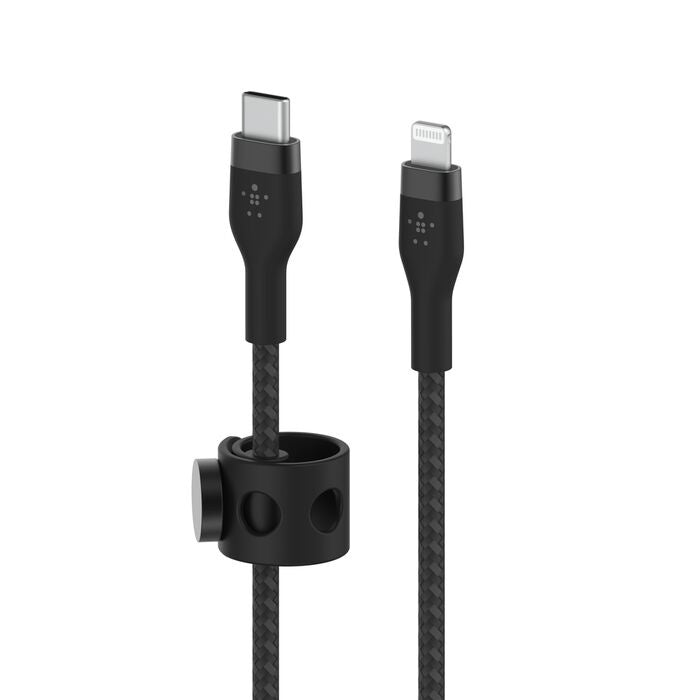 Belkin BoostCharge - Cable Lightning - 24 pin USB-C macho a Lightning macho - 2 m - negro