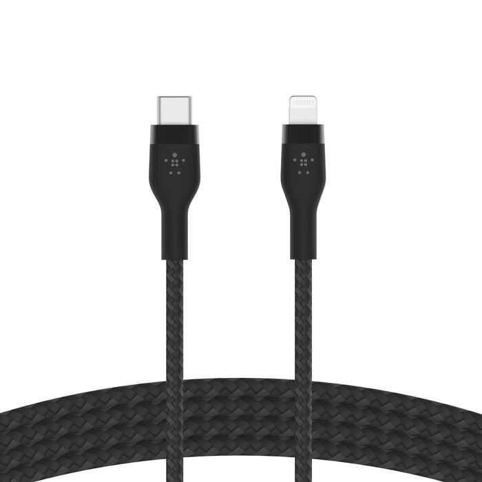 Belkin BoostCharge - Cable Lightning - 24 pin USB-C macho a Lightning macho - 2 m - negro