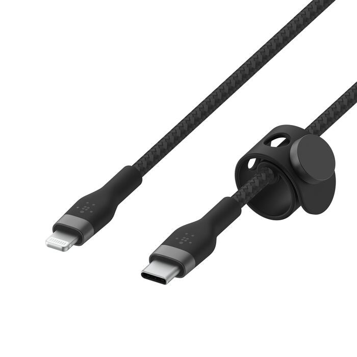 Belkin BoostCharge - Cable Lightning - 24 pin USB-C macho a Lightning macho - 2 m - negro