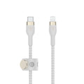 Belkin BoostCharge - Cable Lightning - 24 pin USB-C macho a Lightning macho - 2 m - blanco