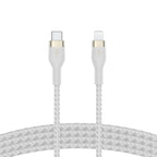 Belkin BoostCharge - Cable Lightning - 24 pin USB-C macho a Lightning macho - 2 m - blanco