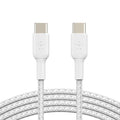 Belkin BoostCharge - Cable USB - 24 pin USB-C (M) a 24 pin USB-C (M) - 1 m - blanco