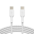 Belkin BoostCharge - Cable USB - 24 pin USB-C (M) a 24 pin USB-C (M) - 1 m - blanco