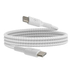 Belkin BoostCharge - Cable USB - 24 pin USB-C (M) a 24 pin USB-C (M) - 1 m - blanco